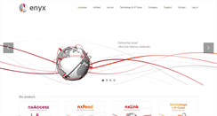 Desktop Screenshot of enyx.com