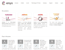 Tablet Screenshot of enyx.com